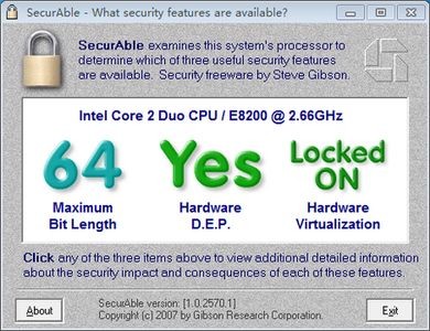 securable中文版(CPUVT检测工具)v1.1.0绿色最新版