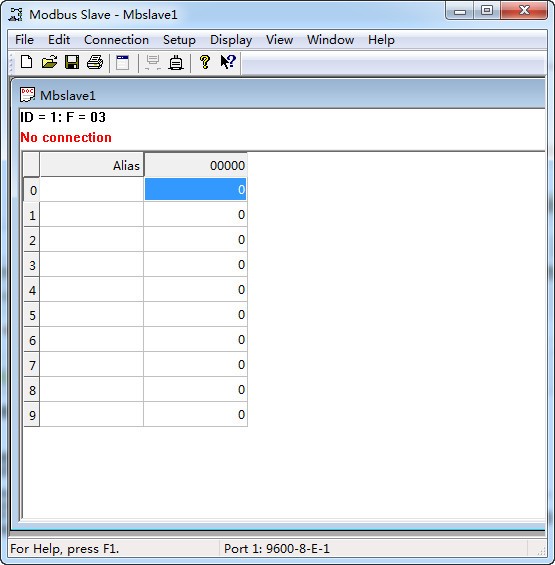 Modbus Slave标准版