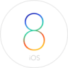 最美iOS8主题锁屏logo图