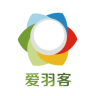 爱羽客羽毛球logo图