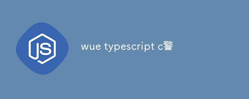 wue typescript c警