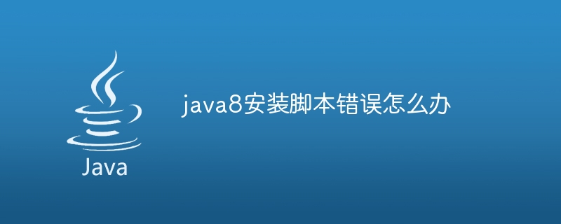 java8安装脚本错误怎么办