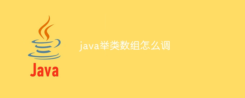 java举类数组怎么调