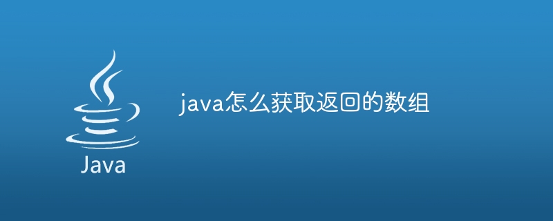 java怎么获取返回的数组