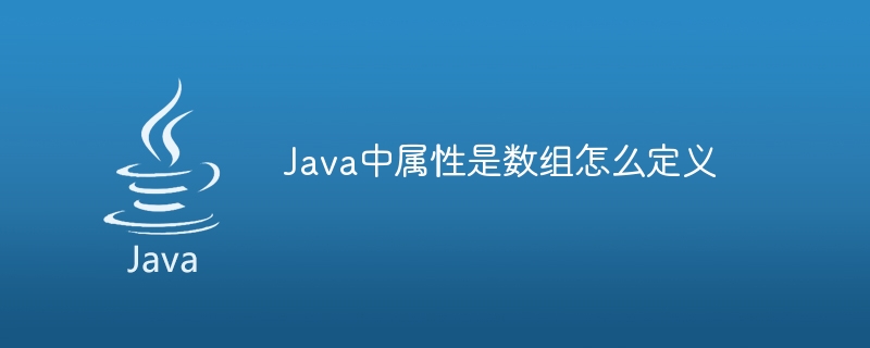 Java中属性是数组怎么定义