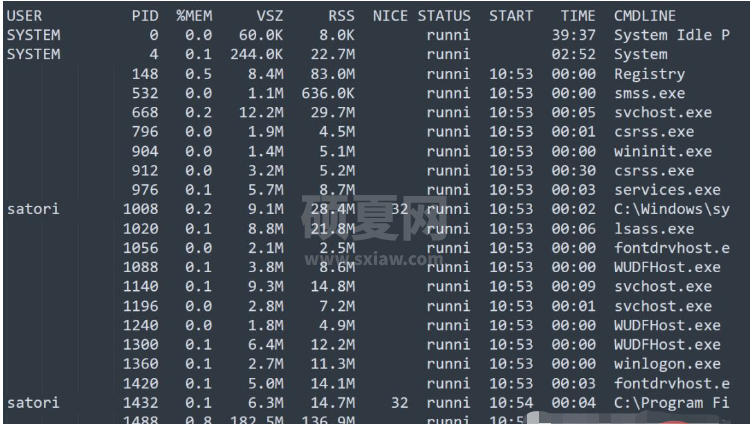 Python怎么利用psutil实现获取硬件,网络和进程信息