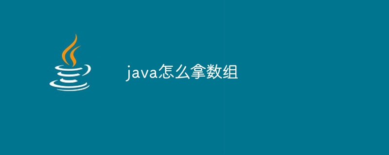 java怎么拿数组