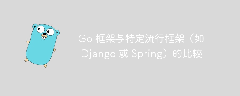 Go 框架与特定流行框架（如 Django 或 Spring）的比较