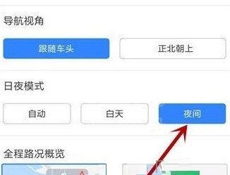 百度地图怎么切换夜间模式?百度地图切换夜间模式的方法截图