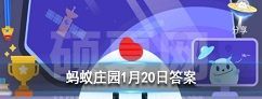 蚂蚁庄园寒冬腊月 蚂蚁庄园今日答案1月20日