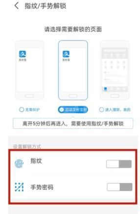支付宝怎么设置密码锁不让别人看 支付宝设置密码锁不让别人看教程截图