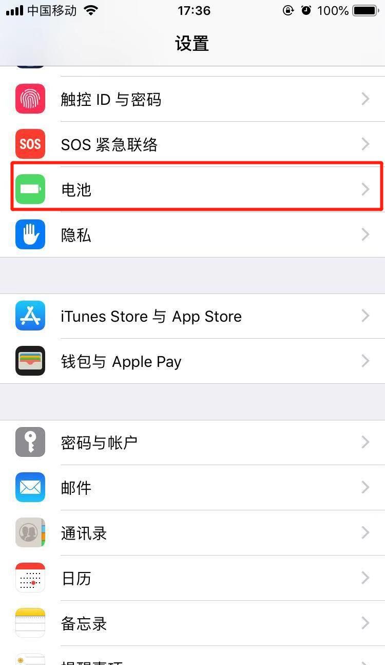 iphone xs中查看电池损耗情况的流程介绍截图