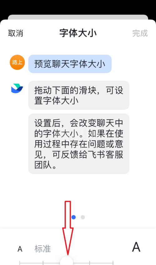 飞书字体大小怎么设置？飞书字体大小设置教程截图