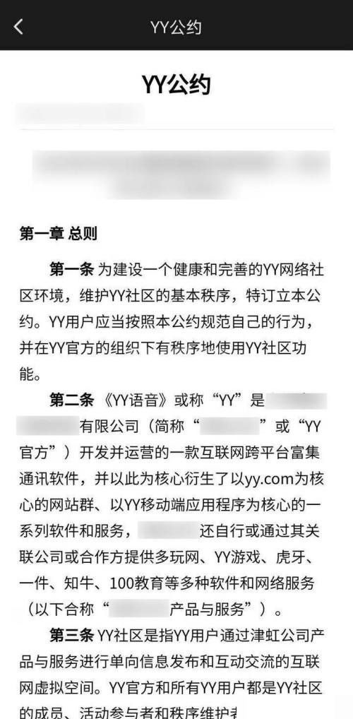 YY怎么查看YY公约？YY查看YY公约方法截图