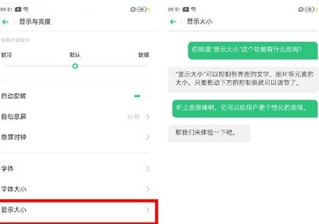 OPPO Ace2修改字体大小的方法截图