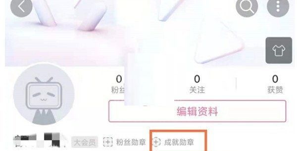 哔哩哔哩成就勋章在哪里查看?哔哩哔哩成就勋章查看教程截图