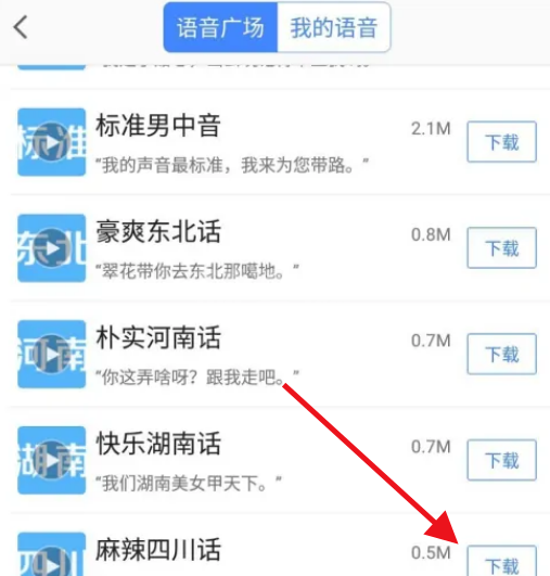 高德地图如何设置方言导航?高德地图设置方言导航教程截图