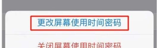 iphone11修改屏幕使用时间密码的具体方法截图