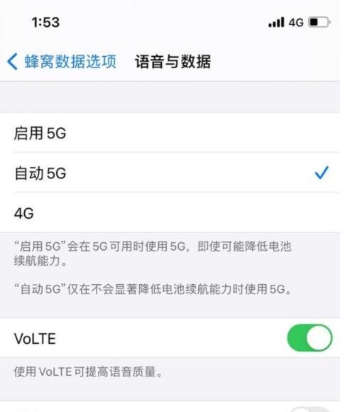 iphone12promax怎么开5g iphone12promax5g开关在哪里截图