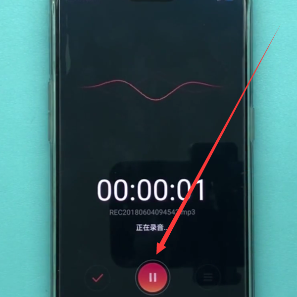 oppo手机中进行录音的操作方法截图