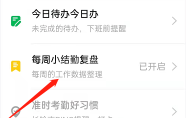 钉钉每周小结怎么开启?钉钉每周小结开启教程截图