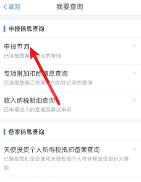 个人所得税怎么看申报记录?个人所得税查看申报记录教程截图