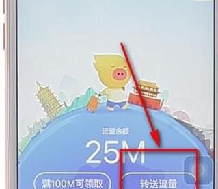 飞猪APP转送流量的详细操作截图