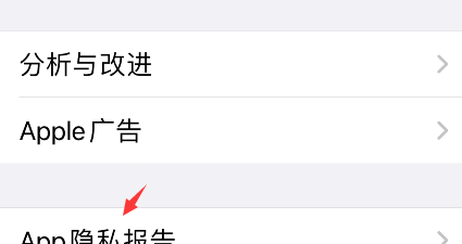 iPhone怎么关闭app隐私报告？iPhone关闭app隐私报告步骤介绍截图