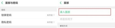OPPO Ace2设置人脸解锁的方法截图