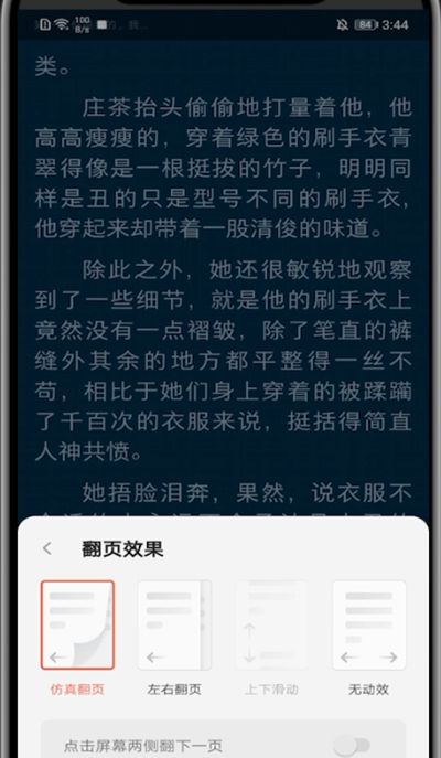 掌阅怎么弄翻页效果?掌阅弄翻页效果的详细教程截图