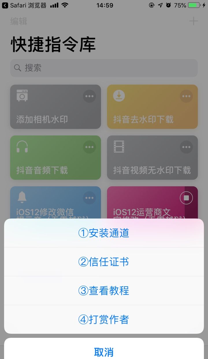 抖音ios12运营商文字进行修改的方法讲解截图