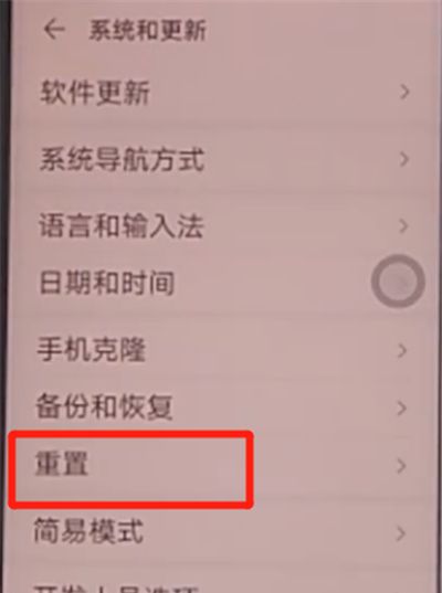 荣耀v30pro恢复出厂设置的详细步骤截图