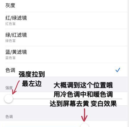 苹果11像素发黄的处理操作讲解截图