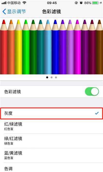 iPhone11pro max打开色彩滤镜的方法步骤截图