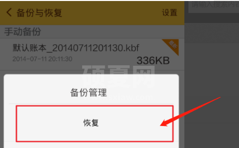 如何恢复随手记数据备份?随手记数据备份恢复的教程截图