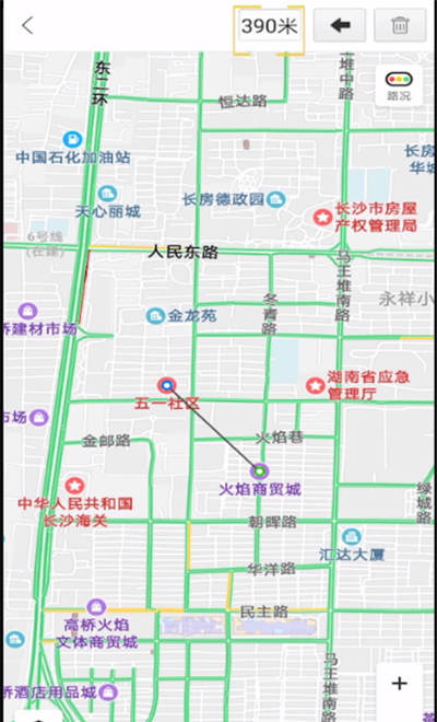 百度地图测距离的使教程截图