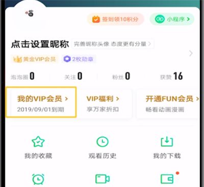 爱奇艺中开vip的简单使用教程截图