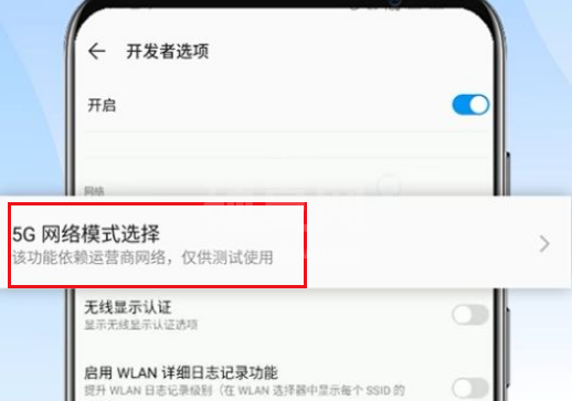 中兴远航20pro怎么设置SA模式？中兴远航20pro设置5G上网模式教程截图