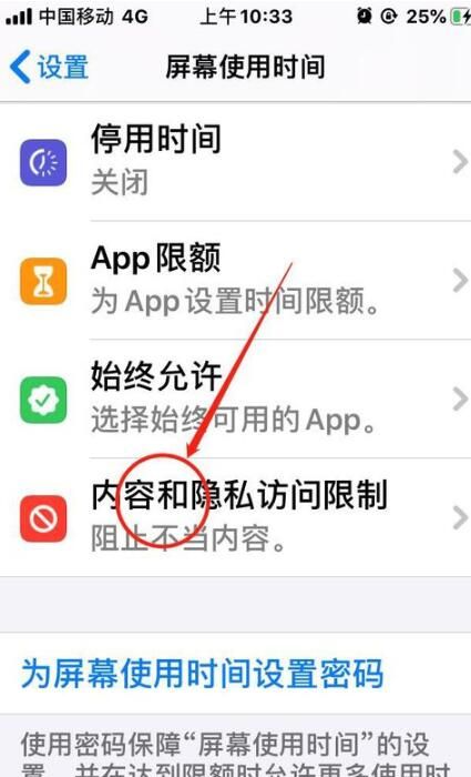 iOS13中禁止下载应用的方法步骤截图