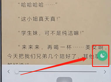 书旗小说调出夜间模式的基础操作截图