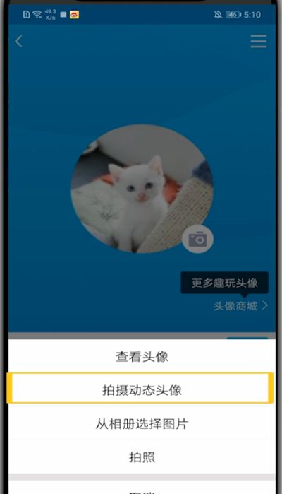 qq设置头像动图的简单方法截图