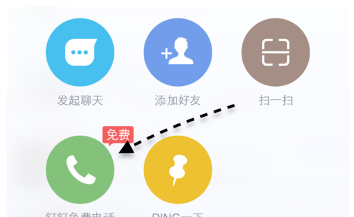 通过钉钉APP打免费电话的教程分享截图