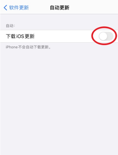 苹果12手机怎样禁止系统自动更新 苹果12手机关闭自动更新步骤截图