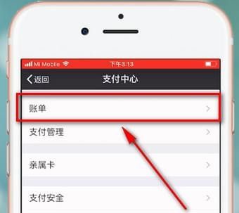 微信APP查看月账单的图文操作截图