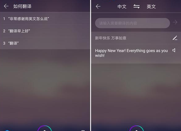 华为手机语音助手翻译的操作教程截图