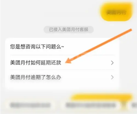 美团怎么办理延期还款?美团办理延期还款教程截图