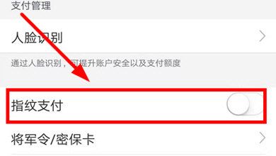 网易支付设置指纹支付的操作流程截图