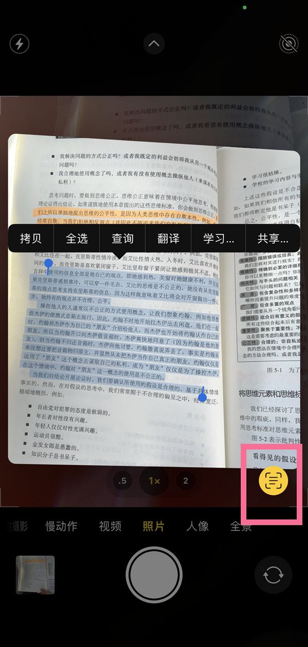 苹果手机如何设置图片识别文字？苹果手机开启实况文本教程分享截图