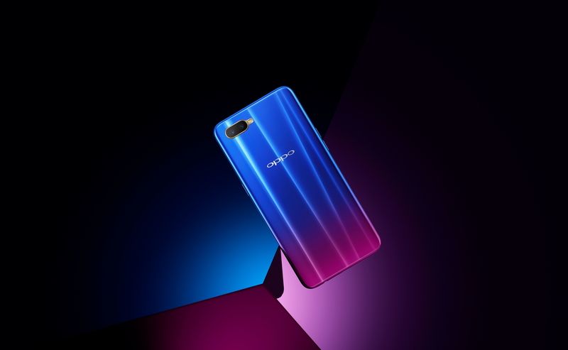 在OPPO R15x中设置通知栏显示流量的方法截图