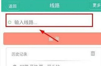 无线城市掌上公交查询公交路线的操作步骤截图